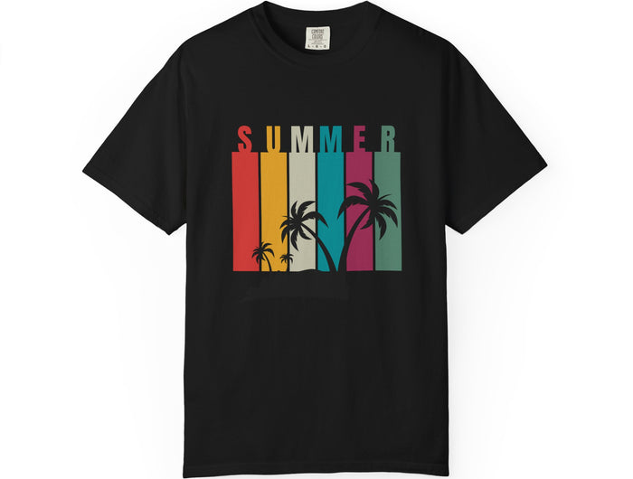 Summer Vibes Unisex Garment-Dyed T-Shirt - AlluNeedt