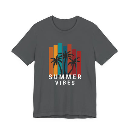 Summer Vibes Jersey Tee - Beach T-Shirt - AlluNeedt