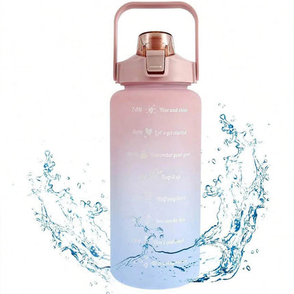 Water Bottle with Time & Capacity Marker - AlluNeedt