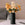 Striped Ceramic-Like Plastic Vase for Flowers - AlluNeedt