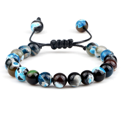 8mm Tiger Eye Stone Beads Bracelet
