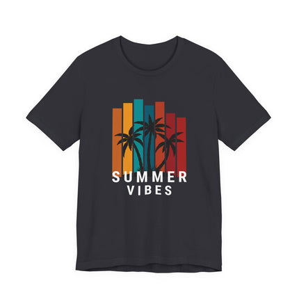 Summer Vibes Jersey Tee - Beach T-Shirt - AlluNeedt