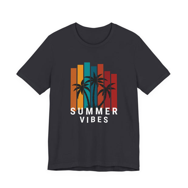 Summer Vibes Jersey Tee - Beach T-Shirt - AlluNeedt