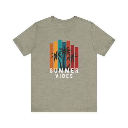 Summer Vibes Jersey Tee - Beach T-Shirt - AlluNeedt