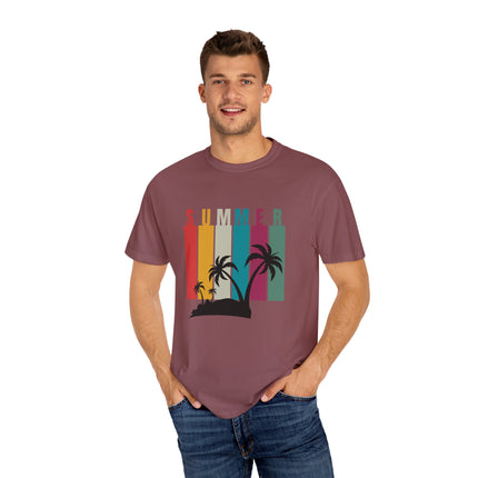 Summer Vibes Unisex Garment-Dyed T-Shirt - AlluNeedt