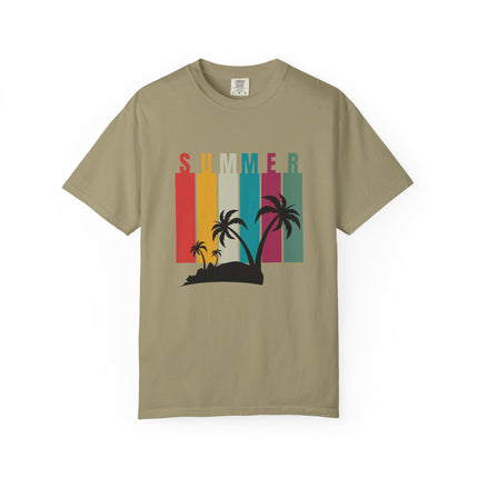 Summer Vibes Unisex Garment-Dyed T-Shirt - AlluNeedt