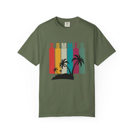 Summer Vibes Unisex Garment-Dyed T-Shirt - AlluNeedt