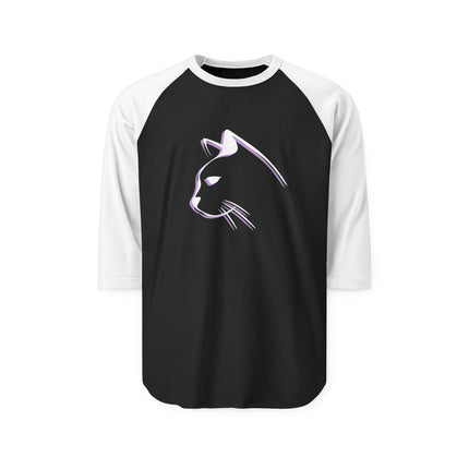 Cat Silhouette Raglan Shirt