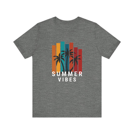Summer Vibes Jersey Tee - Beach T-Shirt - AlluNeedt