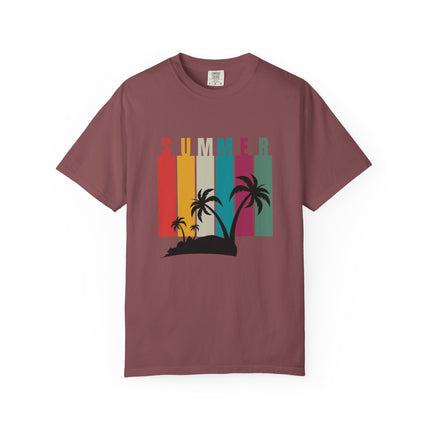Summer Vibes Unisex Garment-Dyed T-Shirt - AlluNeedt