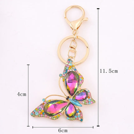 butterfly shaped keychain