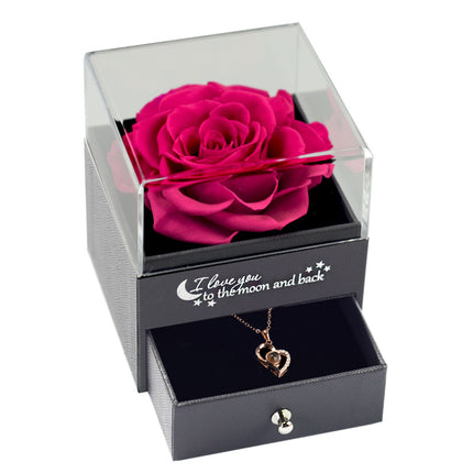 Eternal Flower Jewelry Box Rose