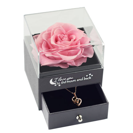 Eternal Flower Jewelry Box Rose