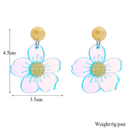Flowers Drop Earrings