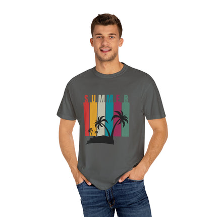 Summer Vibes Unisex Garment-Dyed T-Shirt - AlluNeedt