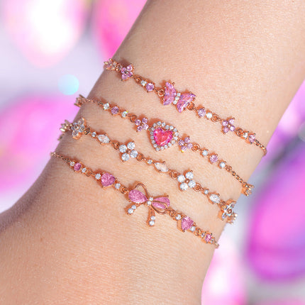 Sweet Bracelet Love Zircon Butterfly