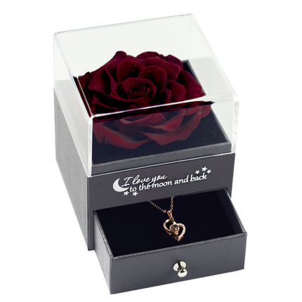 Eternal Flower Jewelry Box Rose