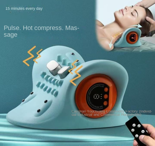 Multi-Functional Neck and Shoulder Massager Pillow Portable