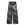 Wasteland Style Irregular Raw Edge Denim Jeans, Double-Layer Spliced Vintage Wash Wide Leg Pants