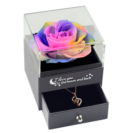 Eternal Flower Jewelry Box Rose