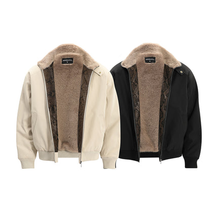 Thick Warm Mountain Hawk Stand-Up Collar Cotton Coat