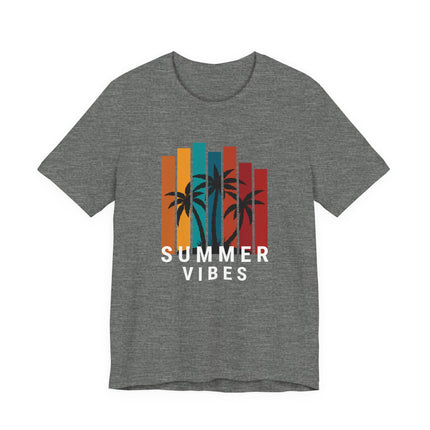 Summer Vibes Jersey Tee - Beach T-Shirt - AlluNeedt