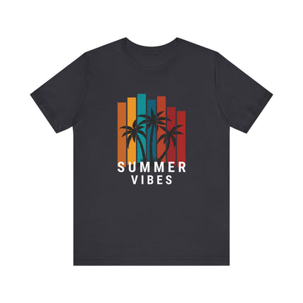 Summer Vibes Jersey Tee - Beach T-Shirt - AlluNeedt