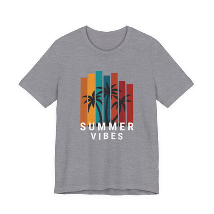 Summer Vibes Jersey Tee - Beach T-Shirt - AlluNeedt