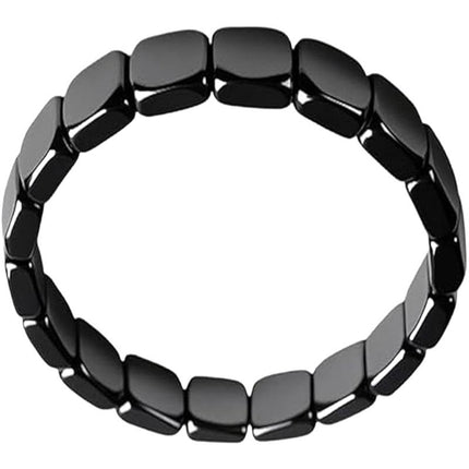 Hematite Elastic Mix-and-Match Beaded Bracelet
