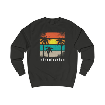 Vintage Sunset Palm Sweatshirt — Retro Beach Crewneck
