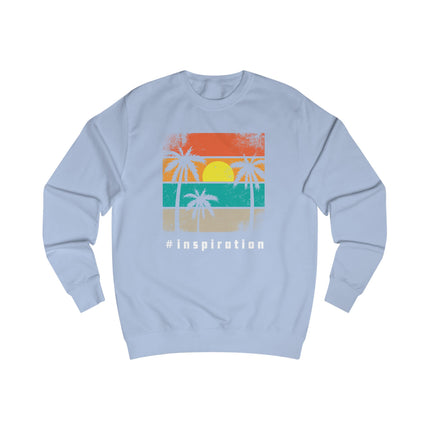 Vintage Sunset Palm Sweatshirt — Retro Beach Crewneck