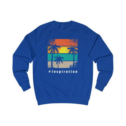 Vintage Sunset Palm Sweatshirt — Retro Beach Crewneck