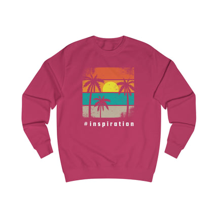 Vintage Sunset Palm Sweatshirt — Retro Beach Crewneck