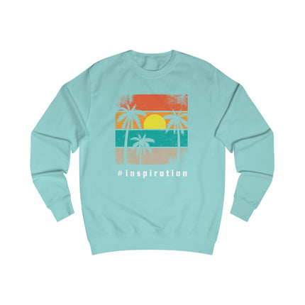 Vintage Sunset Palm Sweatshirt — Retro Beach Crewneck