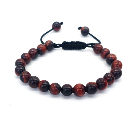 8mm Tiger Eye Stone Beads Bracelet