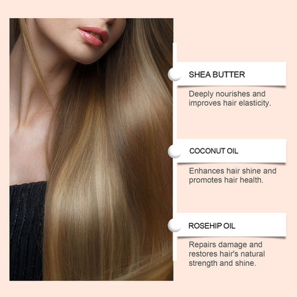 Nourishes Smooth Hair, Natural Shine, Fluff And Improves Frizzy Hair