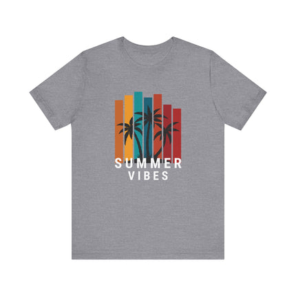 Summer Vibes Jersey Tee - Beach T-Shirt - AlluNeedt