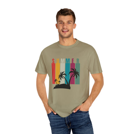 Summer Vibes Unisex Garment-Dyed T-Shirt - AlluNeedt
