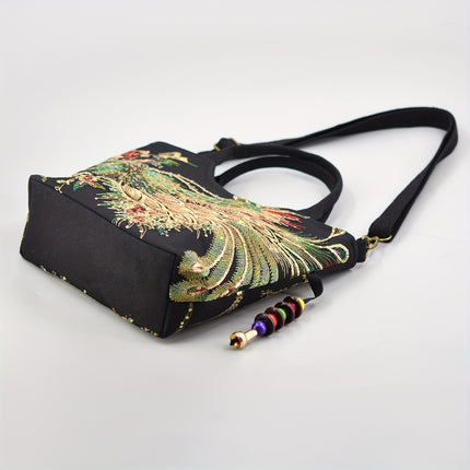 Fashion Double Handle Purse with Removable Strap