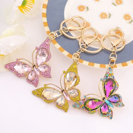 butterfly shaped keychain