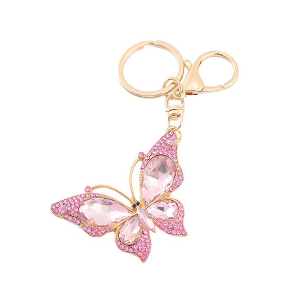 butterfly shaped keychain