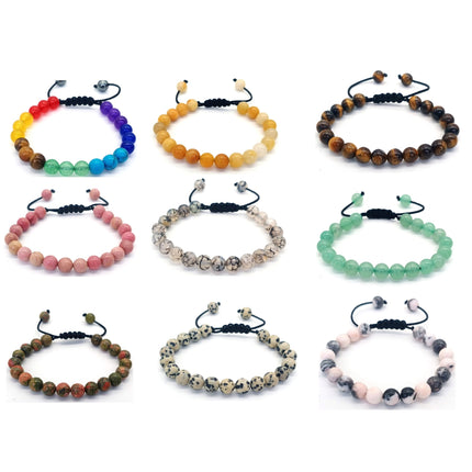 8mm Tiger Eye Stone Beads Bracelet
