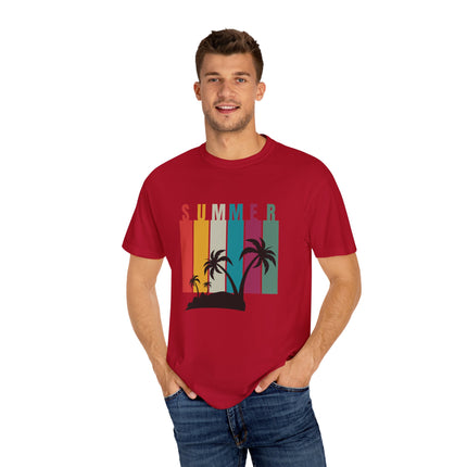 Summer Vibes Unisex Garment-Dyed T-Shirt - AlluNeedt