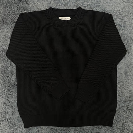 Majia Four-Corner Knitwear Crewneck Pullover Loose Sweater
