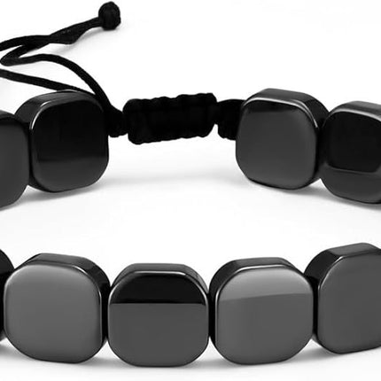 Hematite Elastic Mix-and-Match Beaded Bracelet