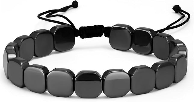 Hematite Elastic Mix-and-Match Beaded Bracelet
