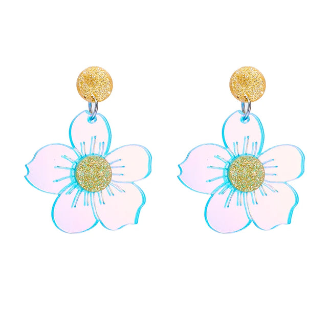 Flowers Drop Earrings