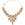 Pink and Green Rhinestone Necklace