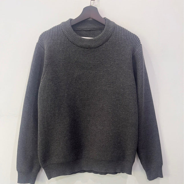 Majia Four-Corner Knitwear Crewneck Pullover Loose Sweater
