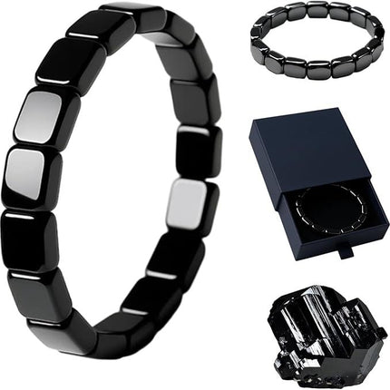 Hematite Elastic Mix-and-Match Beaded Bracelet